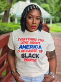 Because of BLACK People