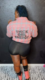 Thick Girl Energy Flannel
