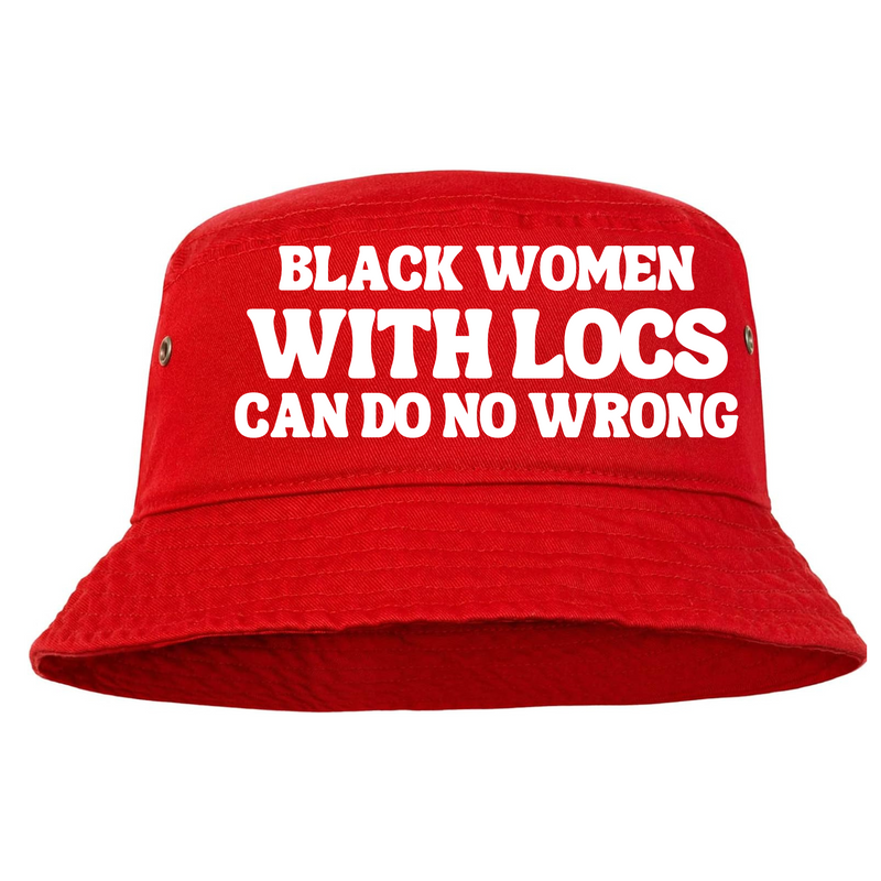 Women With Locs Bucket Hat