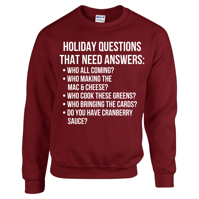 Holiday Questions