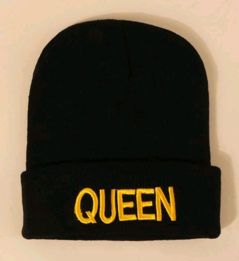 Gold Queen Beanie
