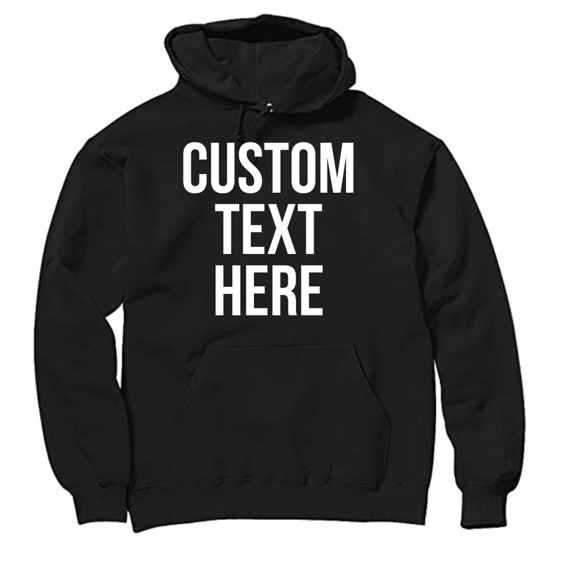 One Color Custom Design Hoodie