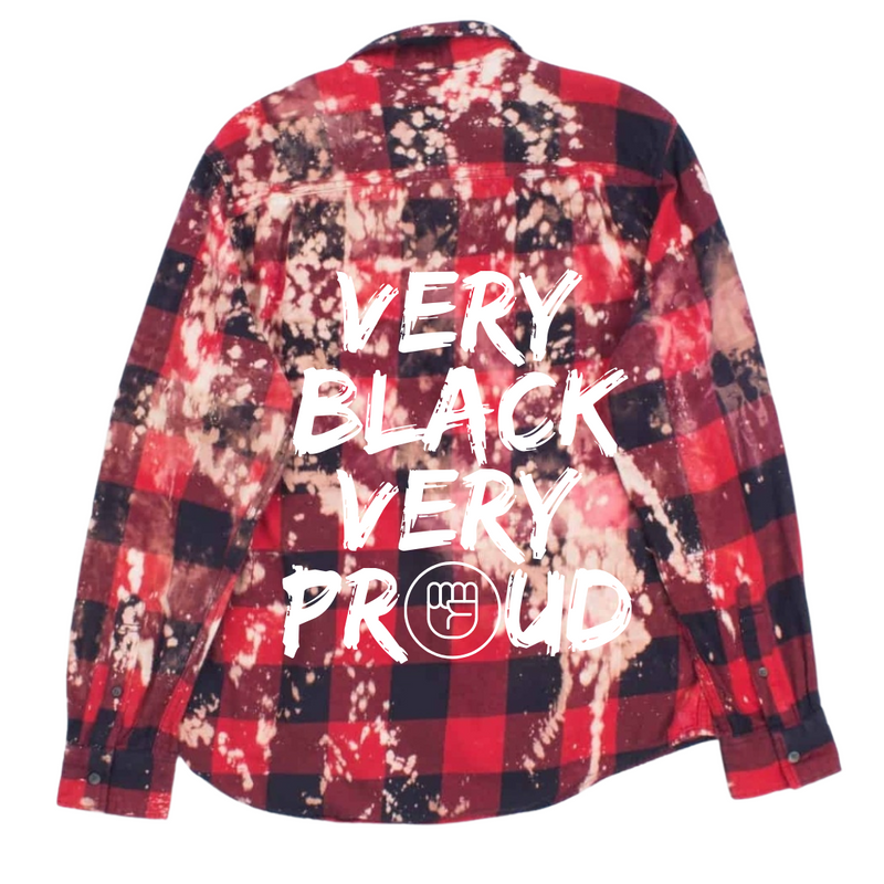 Reverse Very Black Flannel