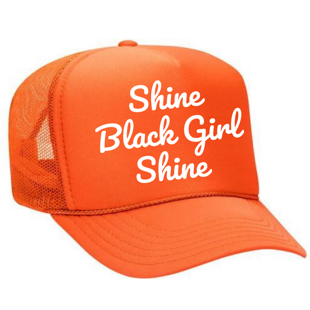Shine Black Girl Trucker
