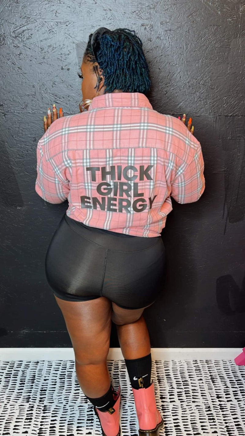 Thick Girl Energy Flannel