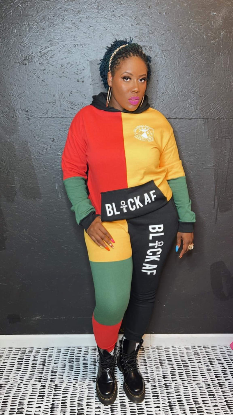 90s Vibe Black AF Pants