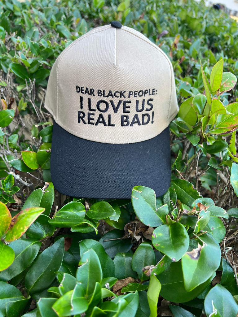 Dear BLK People Dad Hat