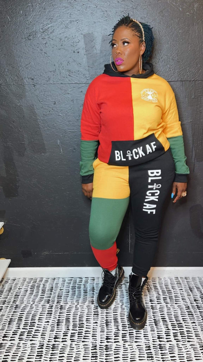 90s Vibe Black AF Hoodie