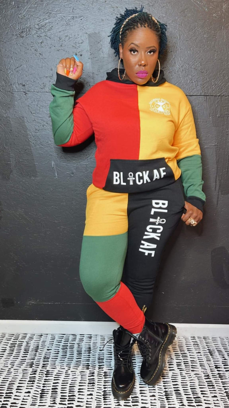 90s Vibe Black AF Pants